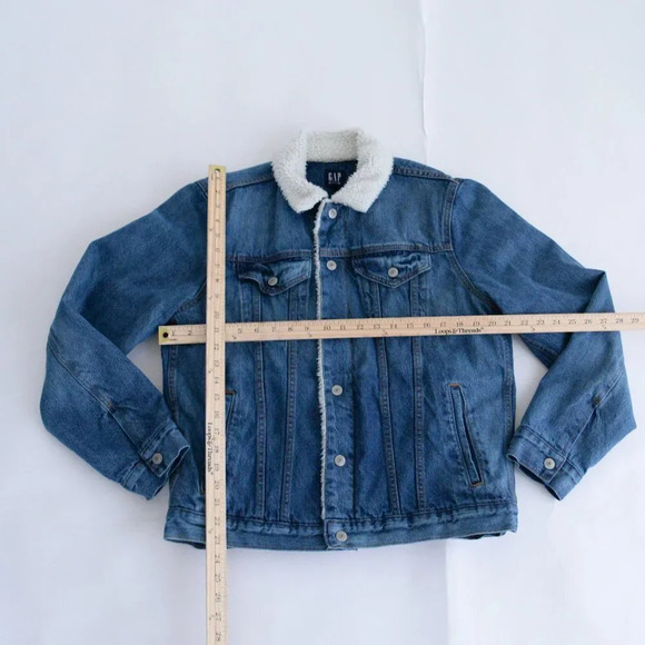 GAP  Denim Gap for Good Teddy Bear Jean Jacket - Medium - Picture 4 of 12